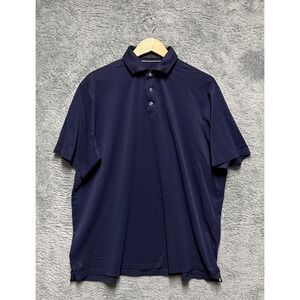 Greyson Polo Shirt Mens XL Blue Performance Stretch Golf Short Sleeve brrr